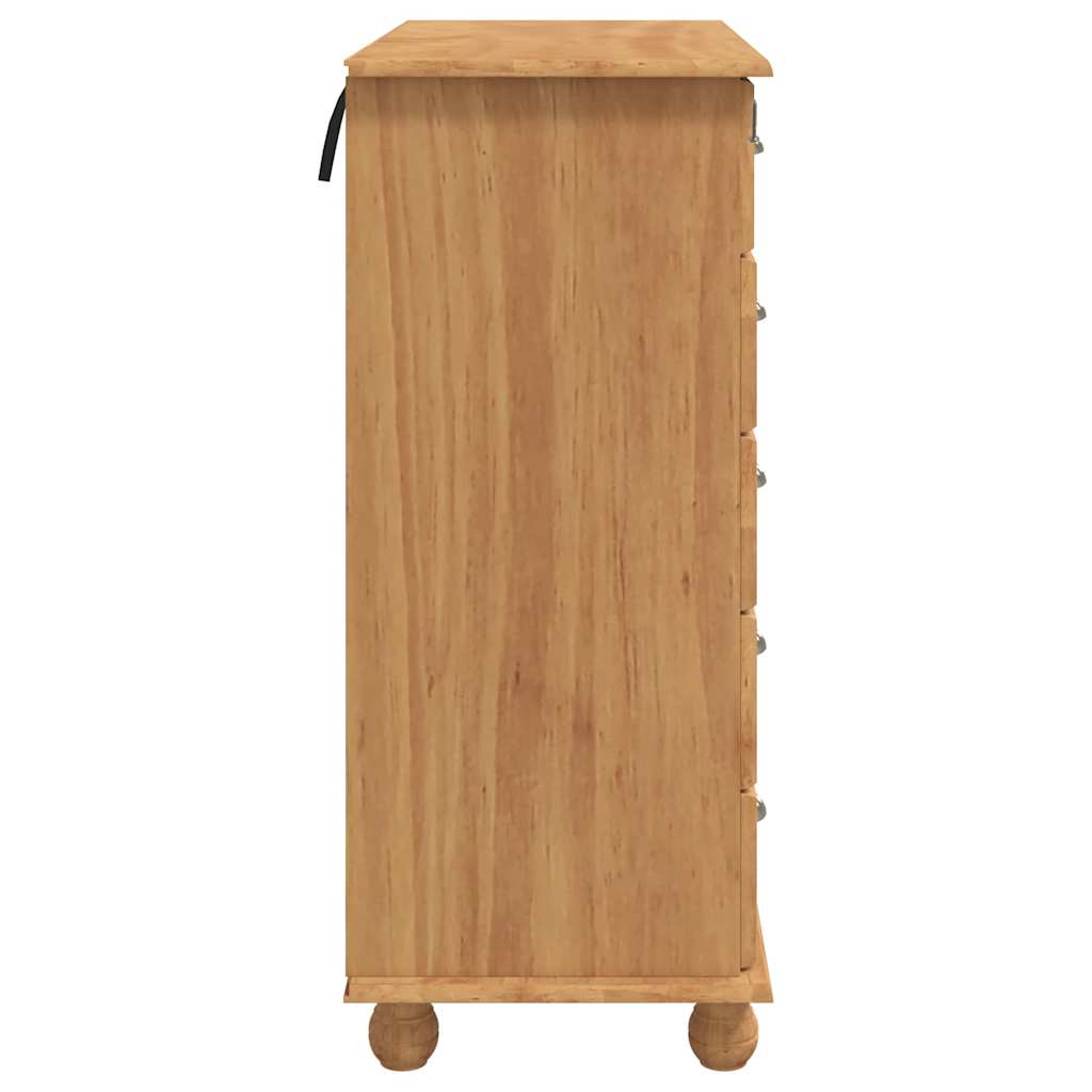 Cômoda ASKIM Castanho 91 x 40 x 95,5 cm Madeira de pinho maciça