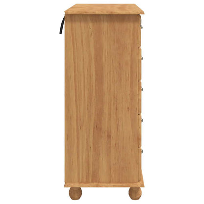 Cômoda ASKIM Castanho 91 x 40 x 95,5 cm Madeira de pinho maciça