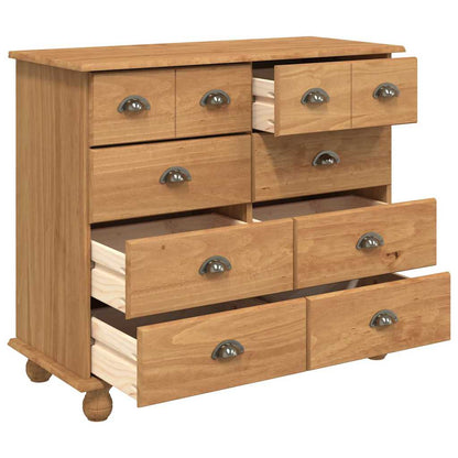 Cômoda ASKIM Castanho 91 x 40 x 79 cm Madeira de pinho maciça