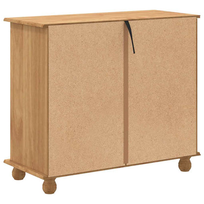 Cômoda ASKIM Castanho 91 x 40 x 79 cm Madeira de pinho maciça