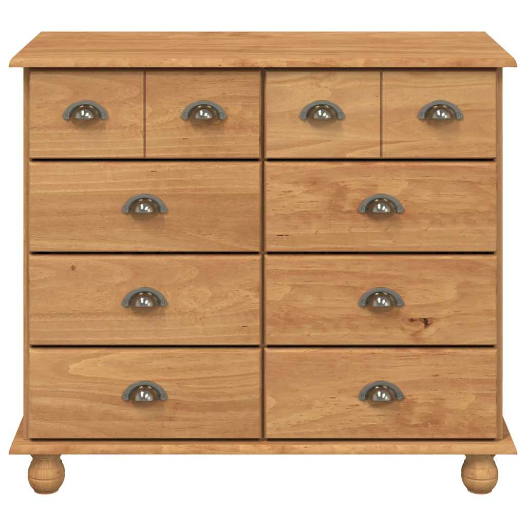 Cômoda ASKIM Castanho 91 x 40 x 79 cm Madeira de pinho maciça