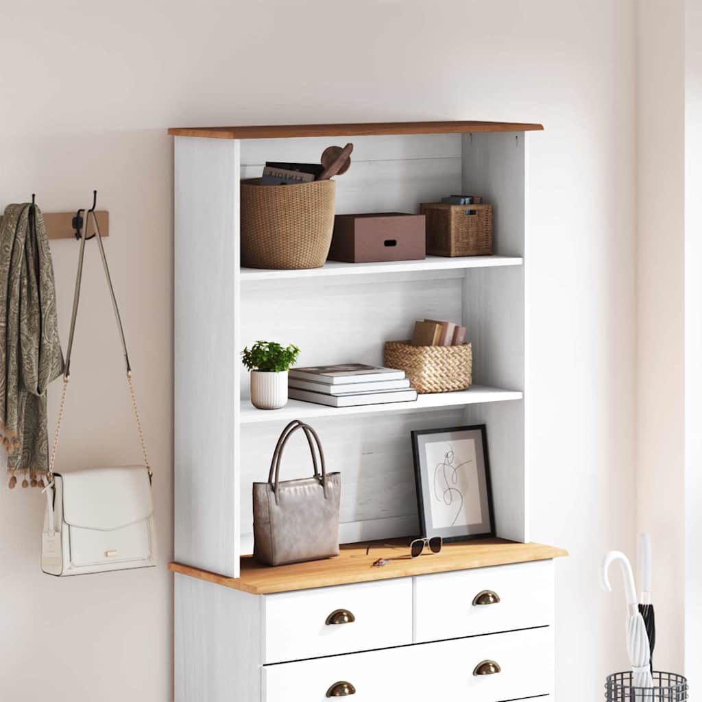 Hutch ASKIM 91 x 30 x 104 cm Madeira maciça de pinho