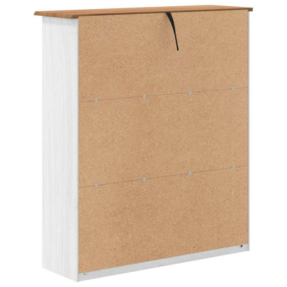 Hutch ASKIM 91 x 30 x 104 cm Madeira maciça de pinho