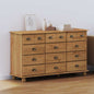 Cômoda com gaveta ASKIM Castanho 79 x 40 x 133.5 cm