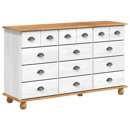 Cômoda ASKIM Branco 79 x 40 x 133.5 cm Madeira de pinho maciça