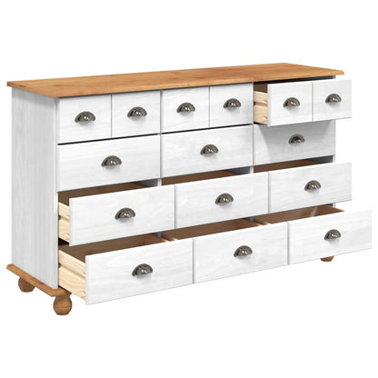 Cômoda ASKIM Branco 79 x 40 x 133.5 cm Madeira de pinho maciça