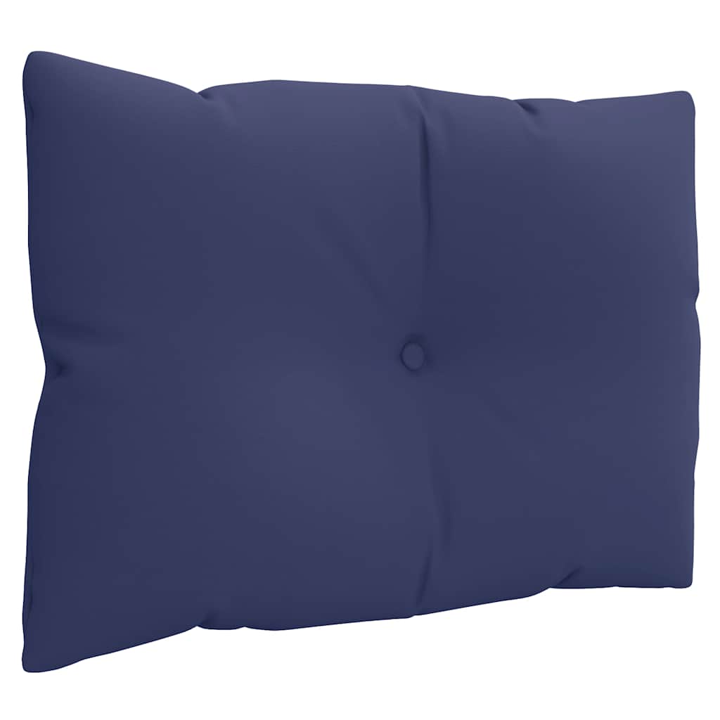 Almofadões p/ sofá de paletes 3 pcs tecido oxford azul-marinho