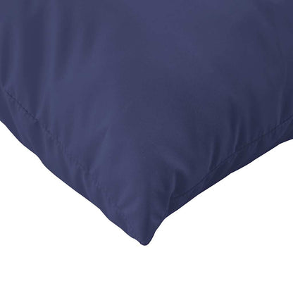 Almofadões p/ sofá de paletes 3 pcs tecido oxford azul-marinho