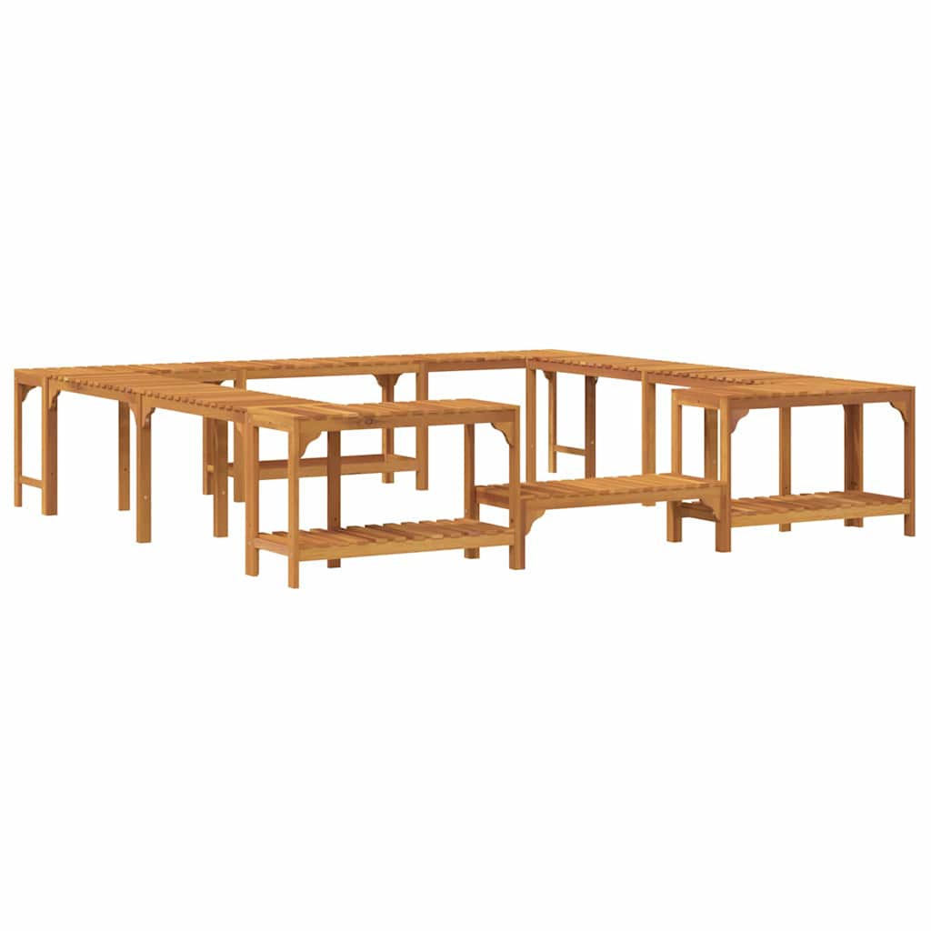 Cerca de Banheira Quente Quadrada ao Ar Livre 250 x 250 cm