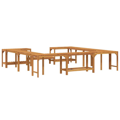 Cerca de Banheira Quente Quadrada ao Ar Livre 250 x 250 cm