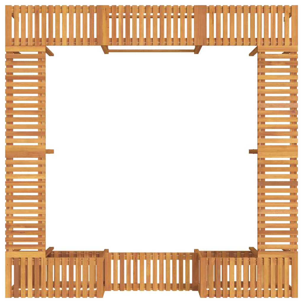 Cerca de Banheira Quente Quadrada ao Ar Livre 250 x 250 cm