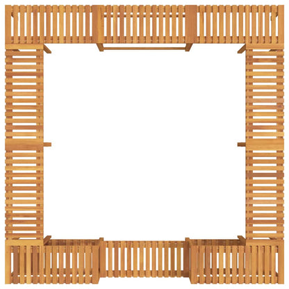 Cerca de Banheira Quente Quadrada ao Ar Livre 250 x 250 cm