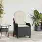 Poltrona reclinável Preto 56 x 66 x 95cm vime PE