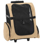 Carrinho para animais de estimação 3 em 1 Design Areia 48x32x(57-106) cm Tecido Oxford
