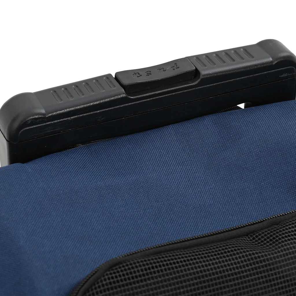 Carrinho para animais de estimação 3 em 1 Design Azul 48x32x(57-106) cm Tecido Oxford