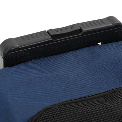 Carrinho para animais de estimação 3 em 1 Design Azul 48x32x(57-106) cm Tecido Oxford