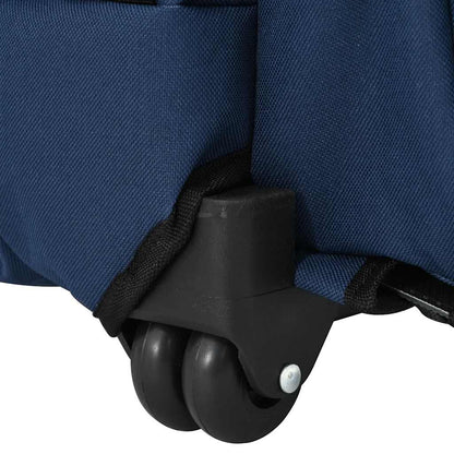 Carrinho para animais de estimação 3 em 1 Design Azul 48x32x(57-106) cm Tecido Oxford