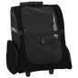 Carrinho para animais de estimação 3 em 1 Design Preto 48x32x(57-106) cm Tecido Oxford