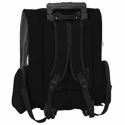 Carrinho para animais de estimação 3 em 1 Design Preto 48x32x(57-106) cm Tecido Oxford