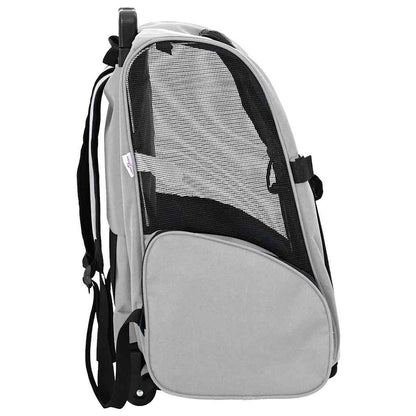 Carrinho para animais de estimação 3 em 1 Design Cinza 48x32x(57-106) cm Tecido Oxford