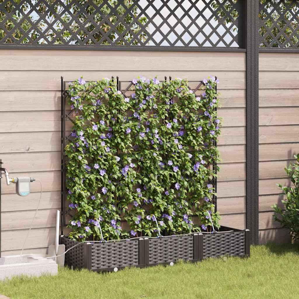 Vasos de Jardim Castanho 120 x 40 x 126 cm Aço