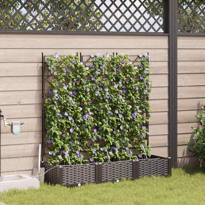 Vasos de Jardim Castanho 120 x 40 x 126 cm Aço