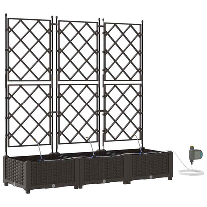 Vasos de Jardim Castanho 120 x 40 x 126 cm Aço