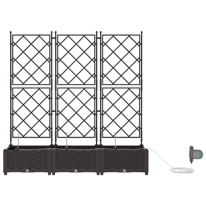 Vasos de Jardim Castanho 120 x 40 x 126 cm Aço
