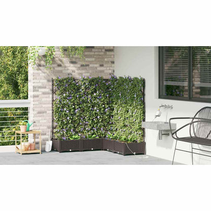 Vasos de Jardim Castanho 120 x 120 x 126 cm Aço