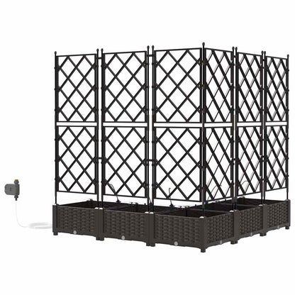 Vasos de Jardim Castanho 120 x 120 x 126 cm Aço