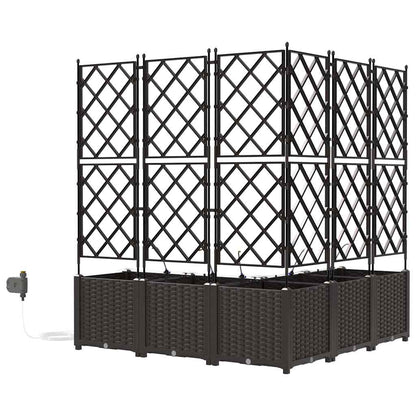 Vasos de Jardim Castanho 120 x 120 x 142 cm Aço