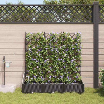 Vasos de Jardim Preto 120 x 40 x 126 cm Aço