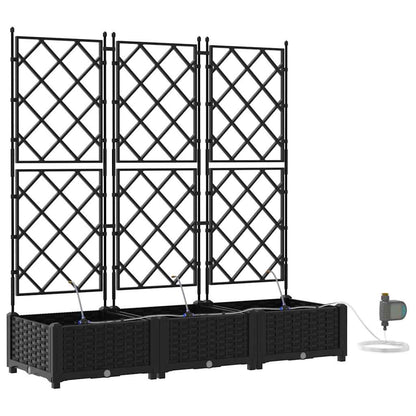 Vasos de Jardim Preto 120 x 40 x 126 cm Aço