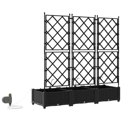 Vasos de Jardim Preto 120 x 40 x 126 cm Aço