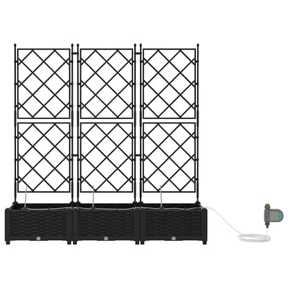 Vasos de Jardim Preto 120 x 40 x 126 cm Aço