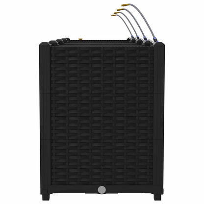 Vasos de Jardim Preto 160 x 40 x 52 cm Aço