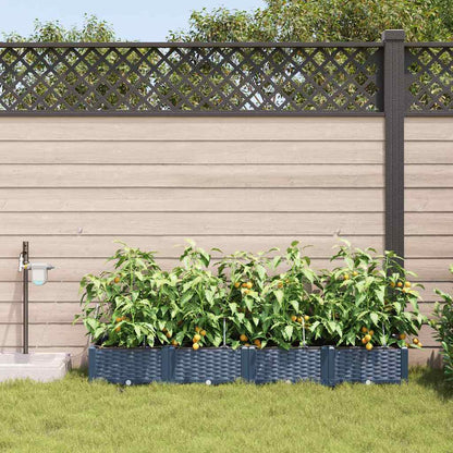 Vasos de Jardim Cinzeto 160 x 40 x 22 cm Aço