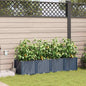Vasos de Jardim Cinzeto 160 x 40 x 37.5 cm Aço