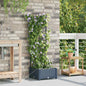 Vasos de Jardim Cinzeto 40 x 40 x 126 cm Aço
