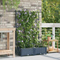 Vasos de Jardim Cinzeto 80 x 40 x 126 cm Aço
