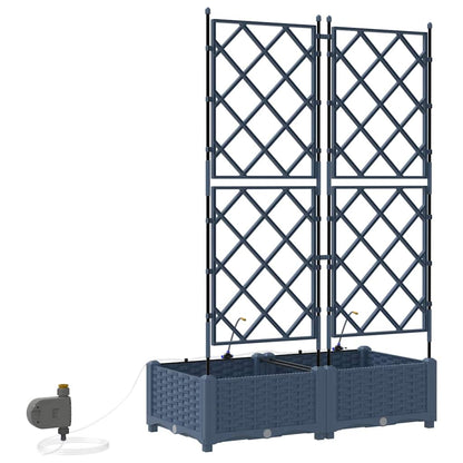 Vasos de Jardim Cinzeto 80 x 40 x 126 cm Aço