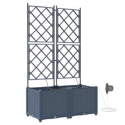 Vasos de Jardim Cinzeto 80 x 40 x 142 cm Aço