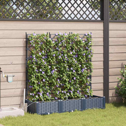 Vasos de Jardim Cinzeto 120 x 40 x 126 cm Aço