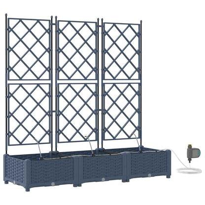 Vasos de Jardim Cinzeto 120 x 40 x 126 cm Aço