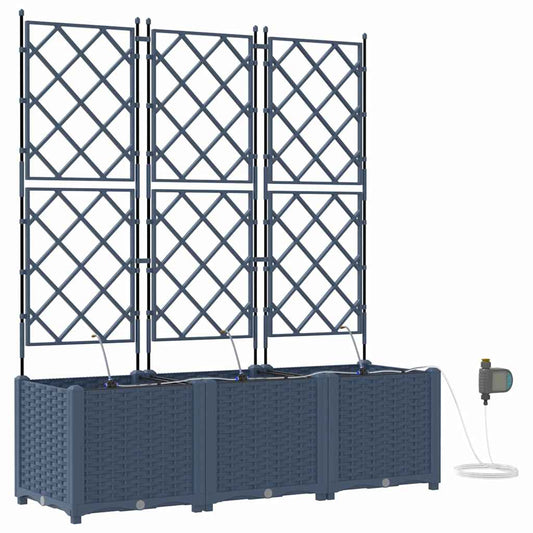 Vasos de Jardim Cinzeto 120 x 40 x 142 cm Aço