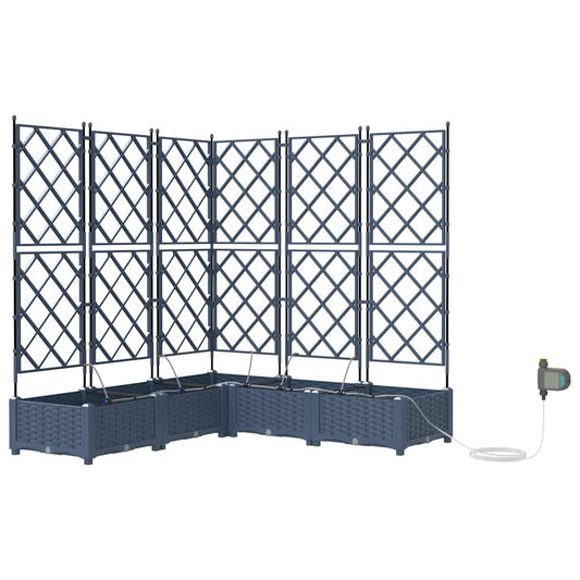 Vasos de Jardim Cinzeto 120 x 120 x 126 cm Aço