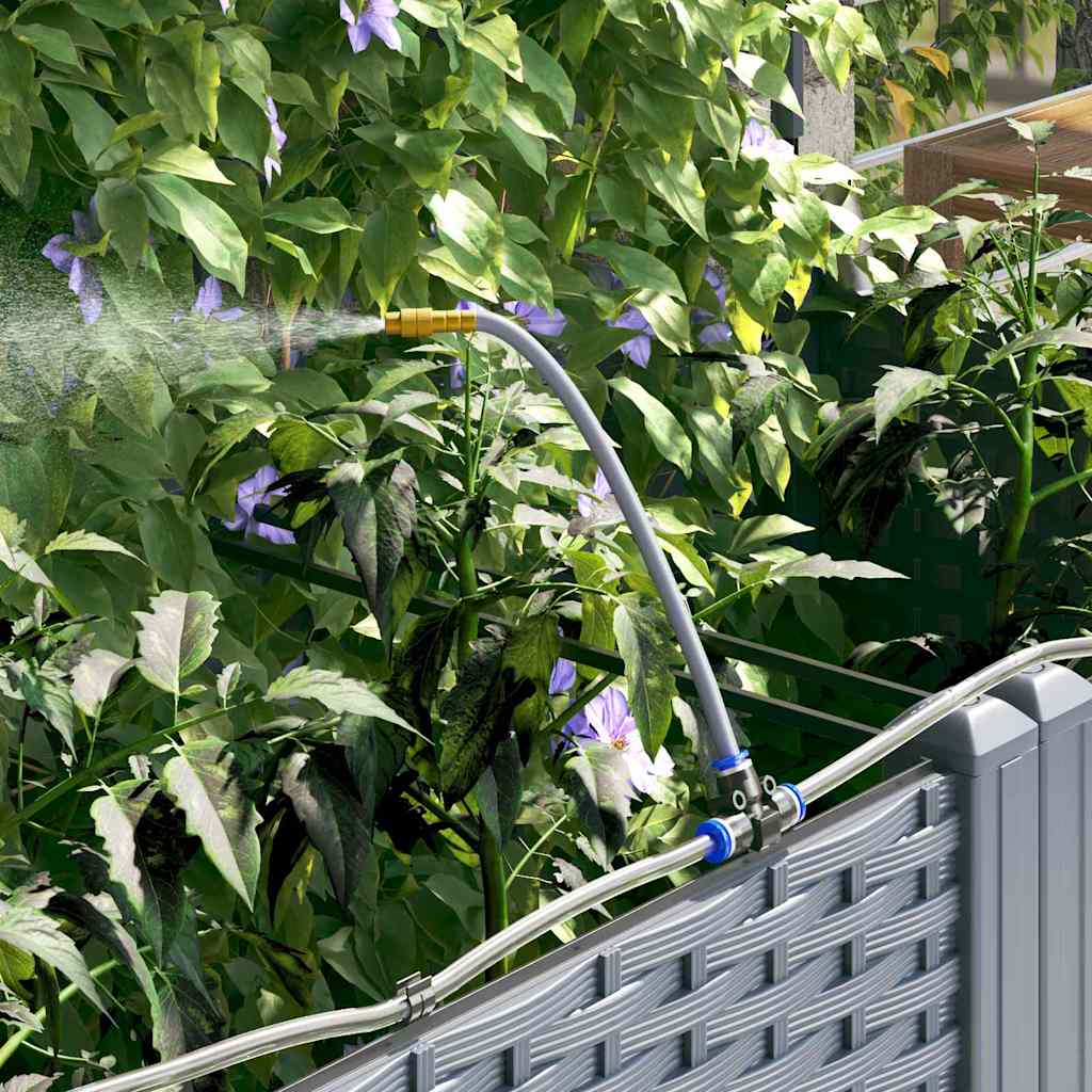 Vasos de Jardim Cinzento-claro 120 x 40 x 142 cm Aço