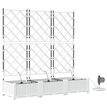 Vasos de Jardim Branco 120 x 40 x 126 cm Aço