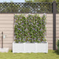 Vasos de Jardim Branco 120 x 40 x 142 cm Aço