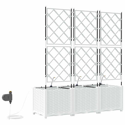Vasos de Jardim Branco 120 x 40 x 142 cm Aço